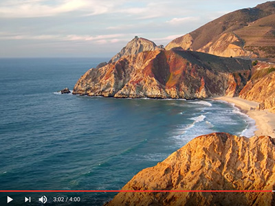 california drone video